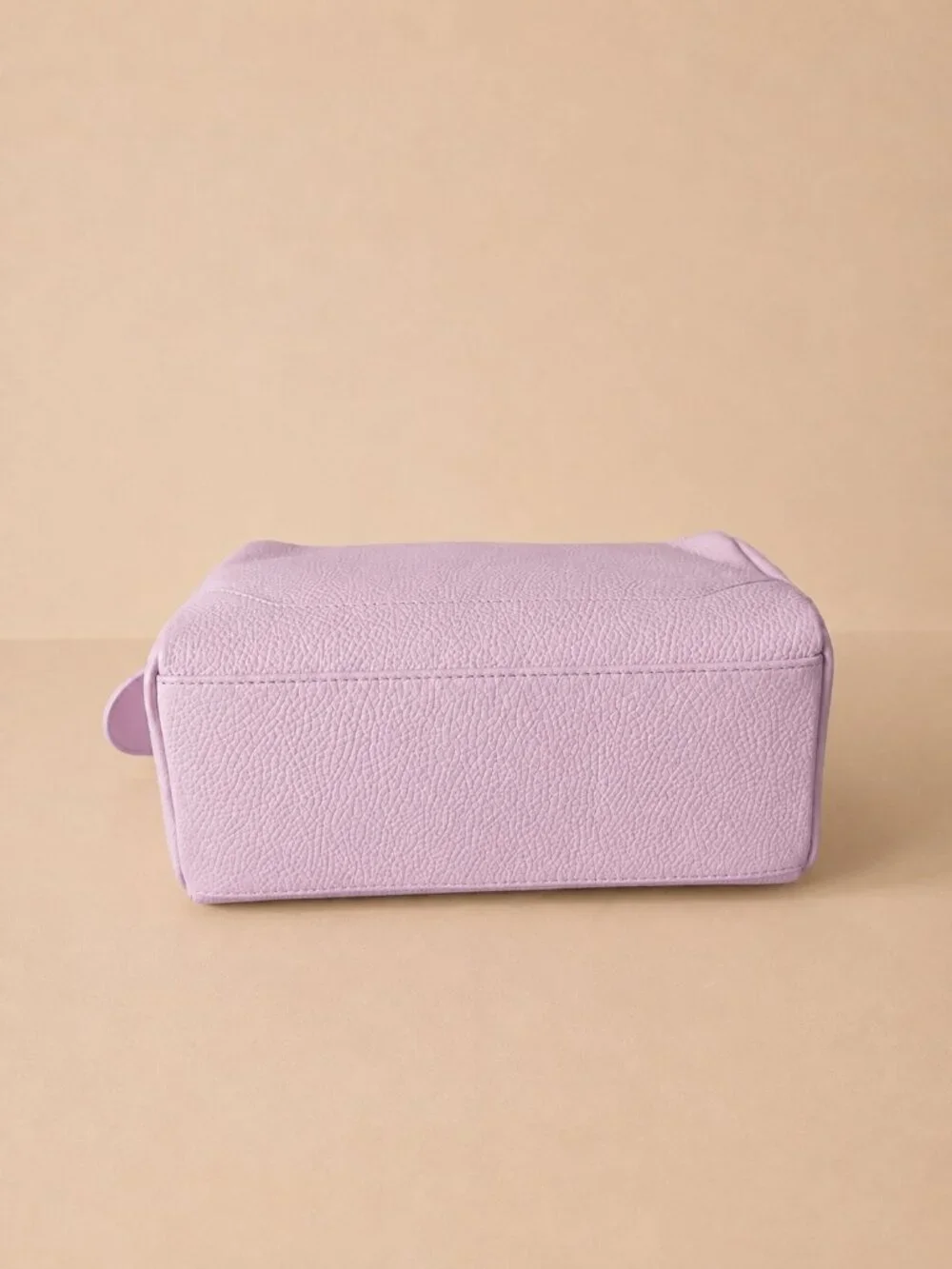 Lilac Italian Leather Crossbody Bag, Pastel Shoulder Bag, Minimalist Purse